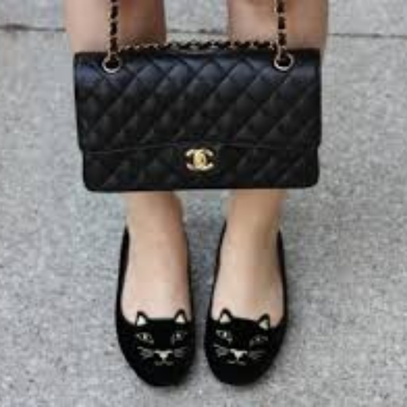 black kitty flats - Picture 4 of 4